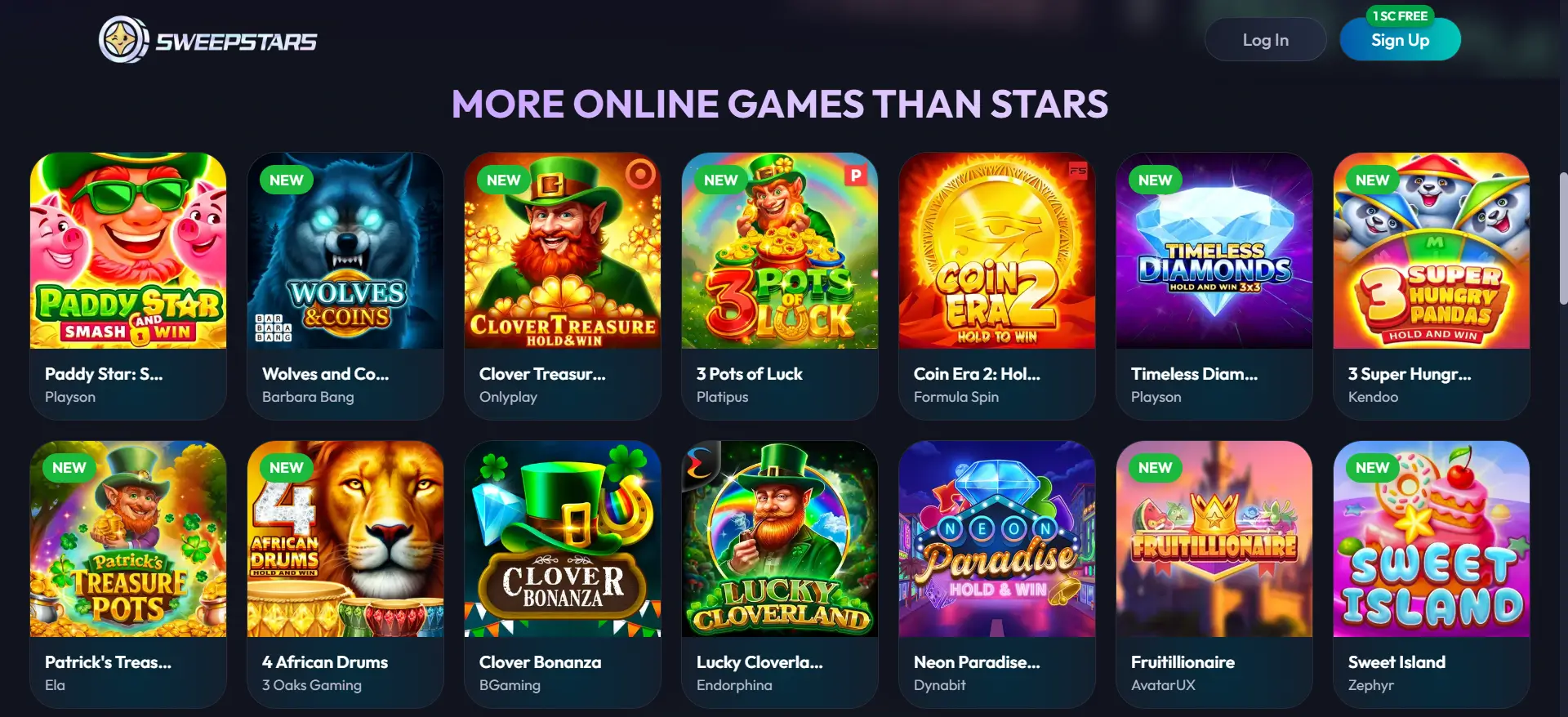 SweepStars User Experience and Mobile Play